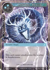Lightning Dragon - The Time Spinning Witch - Force of Will card