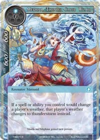 Mephina, Thunder Cloud Wizard - The Time Spinning Witch - Force of Will card