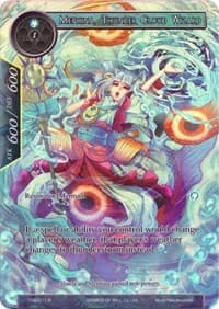 Mephina, Thunder Cloud Wizard (Full Art) - The Time Spinning Witch - Force of Will card