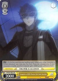 Protagonist as JOKER: Phantom Thief Under Moonlight - Persona 5 - Weiss Schwarz card