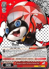 Morgana as MONA: The Elusive Phantom Thief - Persona 5 - Weiss Schwarz card