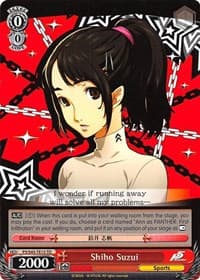 Shiho Suzui - Persona 5 - Weiss Schwarz card