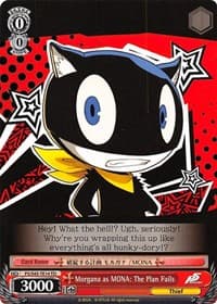 Morgana as MONA: The Plan Fails - Persona 5 - Weiss Schwarz card
