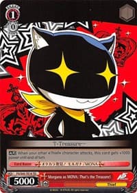 Morgana as MONA: That's the Treasure! - Persona 5 - Weiss Schwarz card