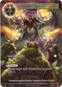 Laurite's Deletion Magic (Full Art) - The Time Spinning Witch - Force of Will card