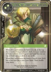 Rachel, the Ancient Library Researcher - The Time Spinning Witch - Force of Will card