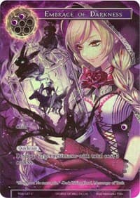 Embrace of Darkness (Full Art) - The Time Spinning Witch - Force of Will card
