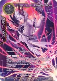Grimm of the Crimson Moon // Grimm, Hope from the Future (Full Art) - The Time Spinning Witch - Force of Will card