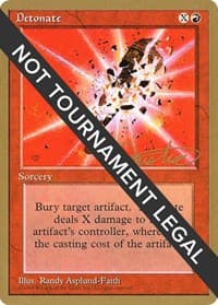 Detonate - 1996 Mark Justice (4ED) - World Championship Decks - Magic: The Gathering card