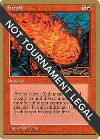 Fireball - 1996 Mark Justice (4ED) - World Championship Decks - Magic: The Gathering card