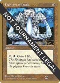 Fountain of Youth - 1996 Mark Justice (DRK) (SB) - World Championship Decks - Magic: The Gathering card