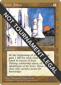 Ivory Tower - 1996 Mark Justice (4ED) - World Championship Decks - Magic: The Gathering card