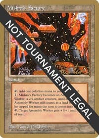 Mishra's Factory - 1996 Mark Justice (4ED) - World Championship Decks - Magic: The Gathering card