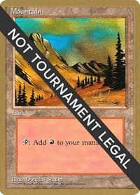 Mountain (C) - 1996 Mark Justice (4ED) - World Championship Decks - Magic: The Gathering card