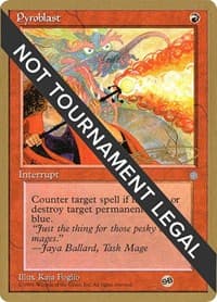 Pyroblast - 1996 Mark Justice (ICE) (SB) - World Championship Decks - Magic: The Gathering card