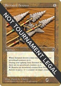 Serrated Arrows - 1996 Mark Justice (HML) (SB) - World Championship Decks - Magic: The Gathering card
