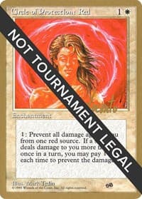 Circle of Protection: Red - 1996 Michael Loconto (4ED) (SB) - World Championship Decks - Magic: The Gathering card