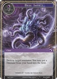 Dark Impact - The Time Spinning Witch - Force of Will card