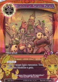 Disaster at Sasaru Palace (Full Art) - The Time Spinning Witch - Force of Will card