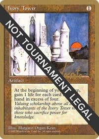 Ivory Tower - 1996 Michael Loconto (4ED) - World Championship Decks - Magic: The Gathering card