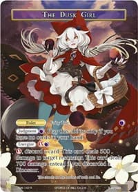 The Dusk Girl // Scarlet, the Crimson Beast (MISPRINT) - The Time Spinning Witch - Force of Will card