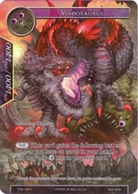Voidosaurus (Full Art) - The Time Spinning Witch - Force of Will card