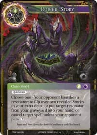 Ruined Story - The Time Spinning Witch - Force of Will card