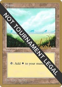 Plains (A) - 1996 Michael Loconto (4ED) - World Championship Decks - Magic: The Gathering card