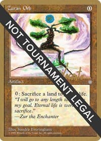 Zuran Orb - 1996 Michael Loconto (ICE) - World Championship Decks - Magic: The Gathering card