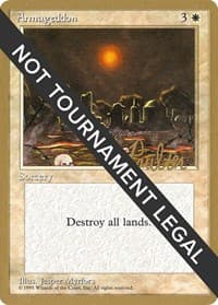Armageddon - 1996 Preston Poulter (4ED) - World Championship Decks - Magic: The Gathering card