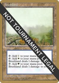 Brushland - 1996 Preston Poulter (ICE) - World Championship Decks - Magic: The Gathering card