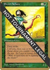 Elvish Archers - 1996 Preston Poulter (4ED) - World Championship Decks - Magic: The Gathering card