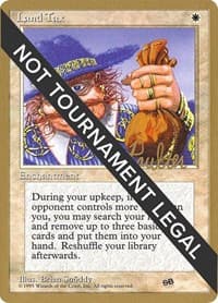 Land Tax - 1996 Preston Poulter (4ED) (SB) - World Championship Decks - Magic: The Gathering card