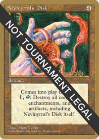 Nevinyrral's Disk - 1996 Preston Poulter (4ED) - World Championship Decks - Magic: The Gathering card