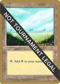 Plains (A) - 1996 Preston Poulter (4ED) - World Championship Decks - Magic: The Gathering card