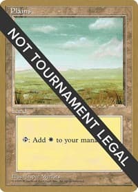 Plains (C) - 1996 Preston Poulter (4ED) - World Championship Decks - Magic: The Gathering card