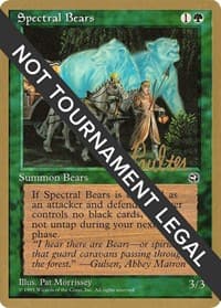 Spectral Bears - 1996 Preston Poulter (HML) - World Championship Decks - Magic: The Gathering card