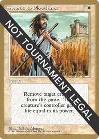 Swords to Plowshares - 1996 Preston Poulter (4ED) - World Championship Decks - Magic: The Gathering card