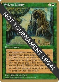 Sylvan Library - 1996 Preston Poulter (4ED) - World Championship Decks - Magic: The Gathering card