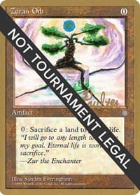 Zuran Orb - 1996 Preston Poulter (ICE) - World Championship Decks - Magic: The Gathering card