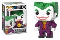 The Joker (8-Bit) (Metallic) (Limited Edition Chase) (GameStop Exclusive) - Pop! Vinyl - Funko card
