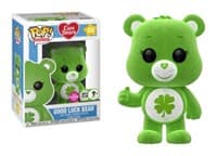 Care Bears: Good Luck Bear (Flocked) (2018 ECCC Exclusive) - Pop! Vinyl - Funko card