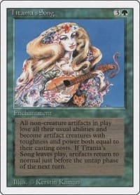Titania's Song - Revised Edition - Magic: The Gathering card