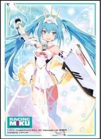 Bushiroad Sleeve Collection HG Vol.1004: Vocaloid - Hatsune Miku Racing Ver.2015 (60-Pack) - Bushiroad Card Sleeves - Card Sleeves card