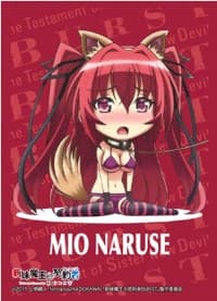 Bushiroad Sleeve Collection HG Vol.1006: The Testament of Sister New Devil BURST - Mio Naruse (60-Pack) - Bushiroad Card Sleeves - Card Sleeves card