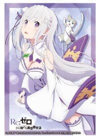 Bushiroad Sleeve Collection HG Vol.1077: Re:ZERO - Emilia (60-Pack) - Bushiroad Card Sleeves - Card Sleeves card