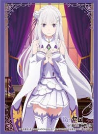 Bushiroad Sleeve Collection HG Vol.1185: Re:ZERO - Emilia (60-Pack) - Bushiroad Card Sleeves - Card Sleeves card
