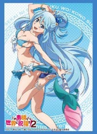 Bushiroad Sleeve Collection HG Vol.1235: KonoSuba 2 - Aqua (60-Pack) - Bushiroad Card Sleeves - Card Sleeves card