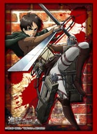 Bushiroad Sleeve Collection HG Vol.1350: Attack on Titan - Eren Yeager (60-Pack) - Bushiroad Card Sleeves - Card Sleeves card
