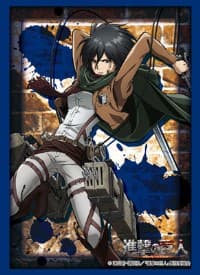 Bushiroad Sleeve Collection HG Vol.1351: Attack on Titan - Mikasa Ackerman (60-Pack) - Bushiroad Card Sleeves - Card Sleeves card